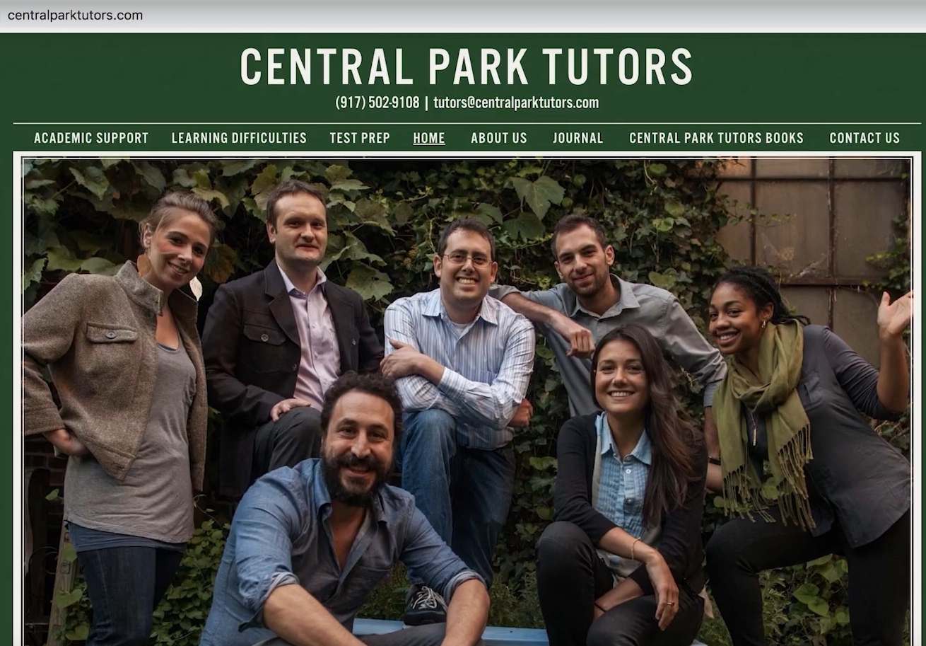 Central Park Tutors — это группа преподавателей и родителей